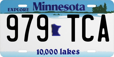 MN license plate 979TCA
