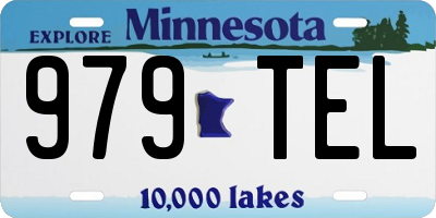 MN license plate 979TEL