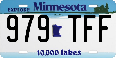 MN license plate 979TFF