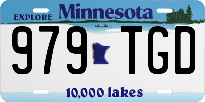 MN license plate 979TGD