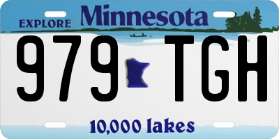 MN license plate 979TGH