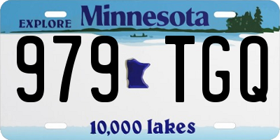 MN license plate 979TGQ