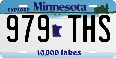MN license plate 979THS