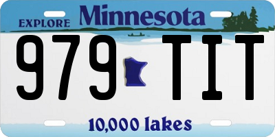MN license plate 979TIT