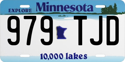 MN license plate 979TJD