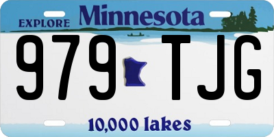MN license plate 979TJG