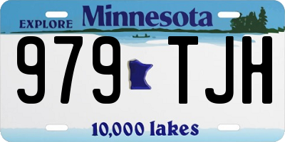 MN license plate 979TJH