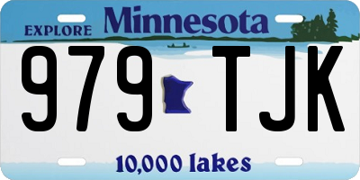 MN license plate 979TJK