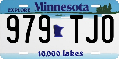 MN license plate 979TJO