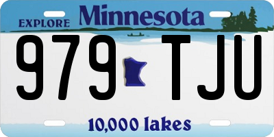 MN license plate 979TJU