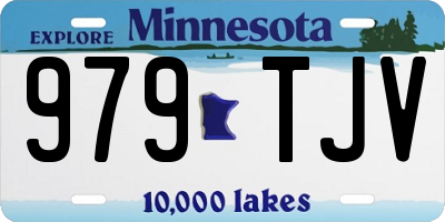 MN license plate 979TJV