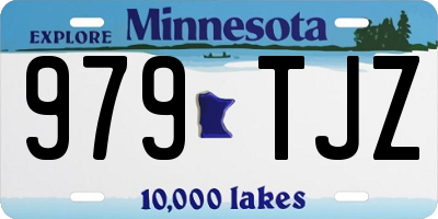MN license plate 979TJZ