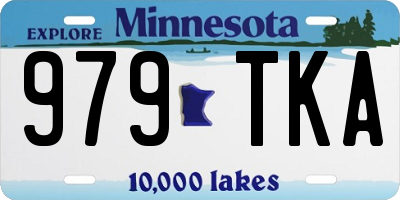 MN license plate 979TKA