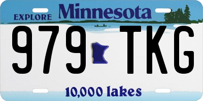MN license plate 979TKG