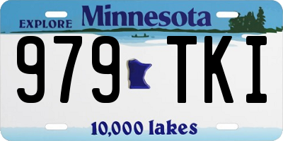 MN license plate 979TKI