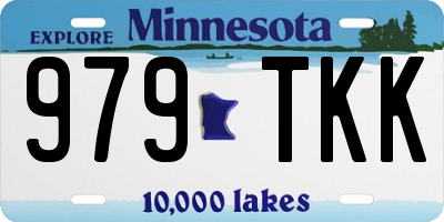 MN license plate 979TKK