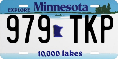 MN license plate 979TKP