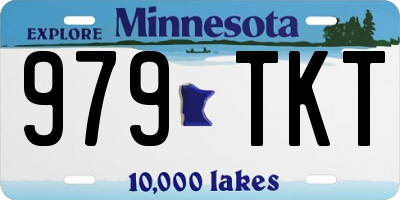 MN license plate 979TKT