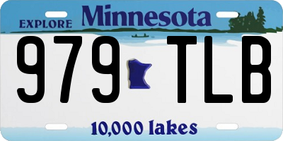 MN license plate 979TLB