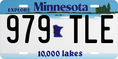MN license plate 979TLE