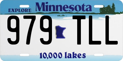 MN license plate 979TLL