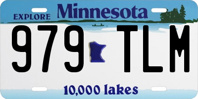MN license plate 979TLM