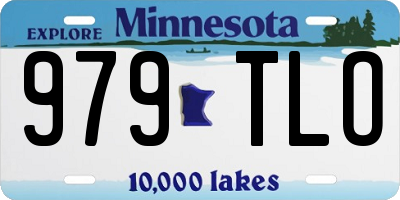 MN license plate 979TLO