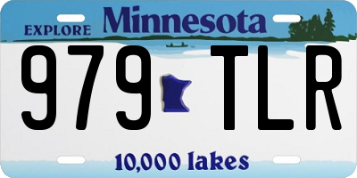 MN license plate 979TLR