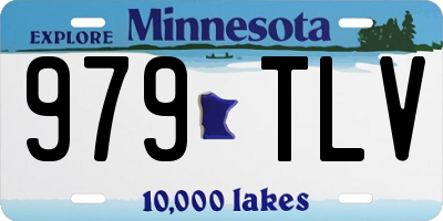 MN license plate 979TLV