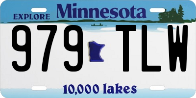 MN license plate 979TLW
