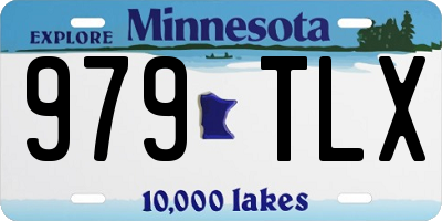 MN license plate 979TLX