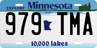 MN license plate 979TMA