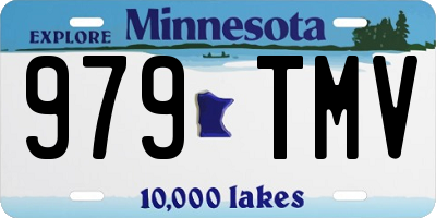 MN license plate 979TMV