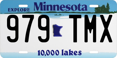 MN license plate 979TMX