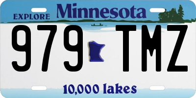 MN license plate 979TMZ