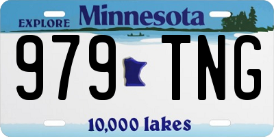 MN license plate 979TNG