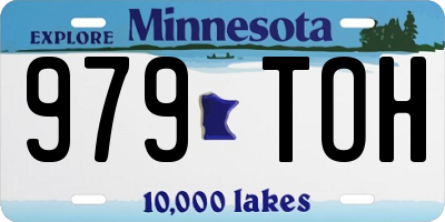 MN license plate 979TOH