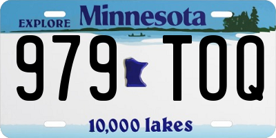 MN license plate 979TOQ