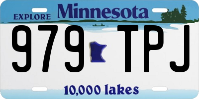 MN license plate 979TPJ