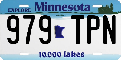 MN license plate 979TPN