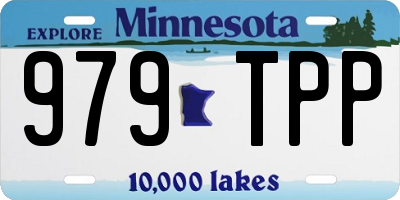 MN license plate 979TPP
