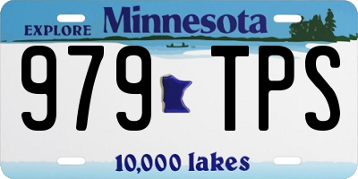 MN license plate 979TPS
