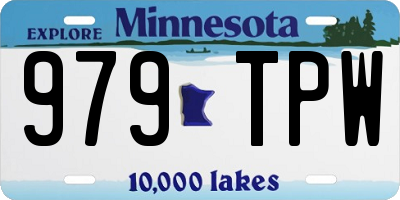 MN license plate 979TPW