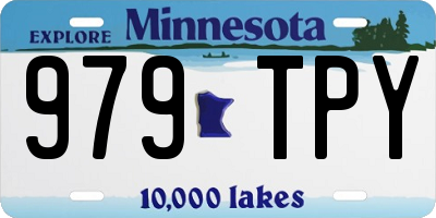 MN license plate 979TPY