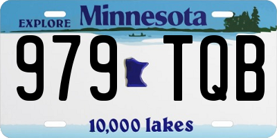 MN license plate 979TQB