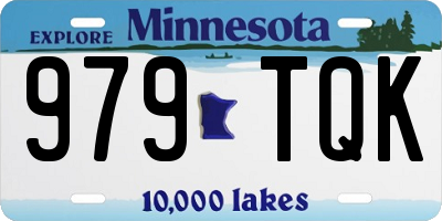 MN license plate 979TQK