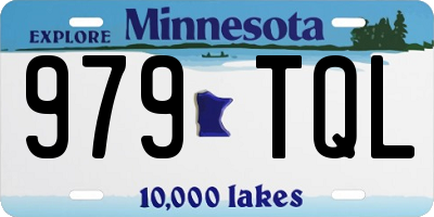 MN license plate 979TQL