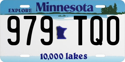MN license plate 979TQO