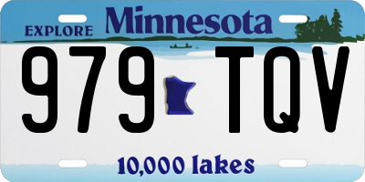 MN license plate 979TQV