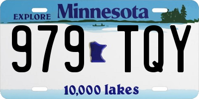 MN license plate 979TQY